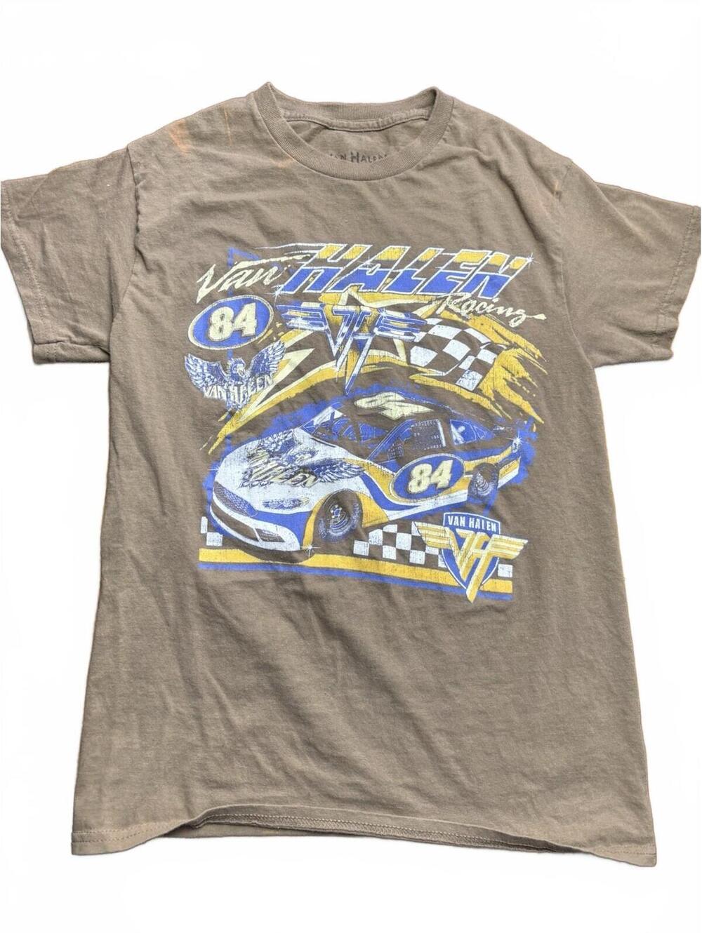 Vintage Van Halen Racing Graphic T-Shirt Size Small